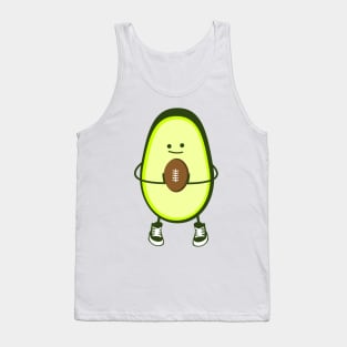 Funny rugby avocado Tank Top